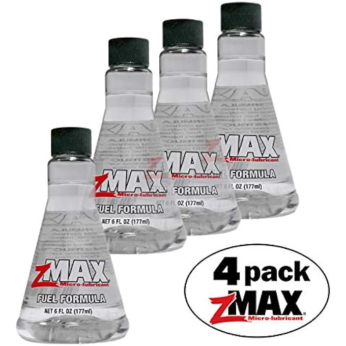 zMAX 58-106 - FUEL FORMULA - EASY TO USE - FUEL TREATMENT REDUCES CARBON BUILD-UP & LUBRICATES METAL EXTENDING LIFE OF VEHICLE - RUNS EFFICIENTLY IMPROVING GAS OR DIESEL MILEAGE - 6 OZ. - 4 PACK - Image 3